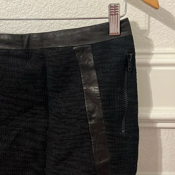 Helmut Lang Assymetrical Leather Skirt - Picture 4 of 7